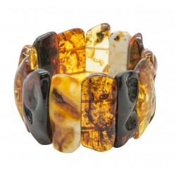 Gros bracelet d'ambre naturel 